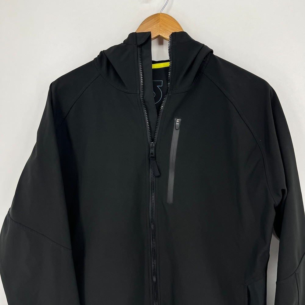 Burton‎ Full Zip Jacket Men's Size M Black Pockets Softshell - Picture 2 of 12